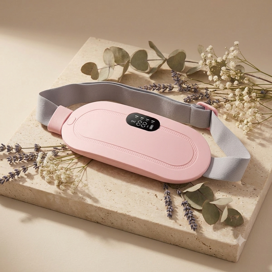 Cinturón Térmico y Masajeador Anti-Cólicos Hiveraly® | Alivio Menstrual Instantáneo